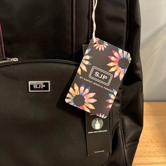 Sarah Jessica Parker 16" RFID Backpack - Black/Candy - Picture 7 of 7